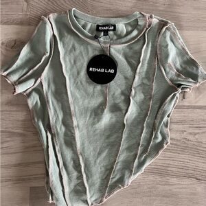 Cute Stylish top with asymmetrical bottom